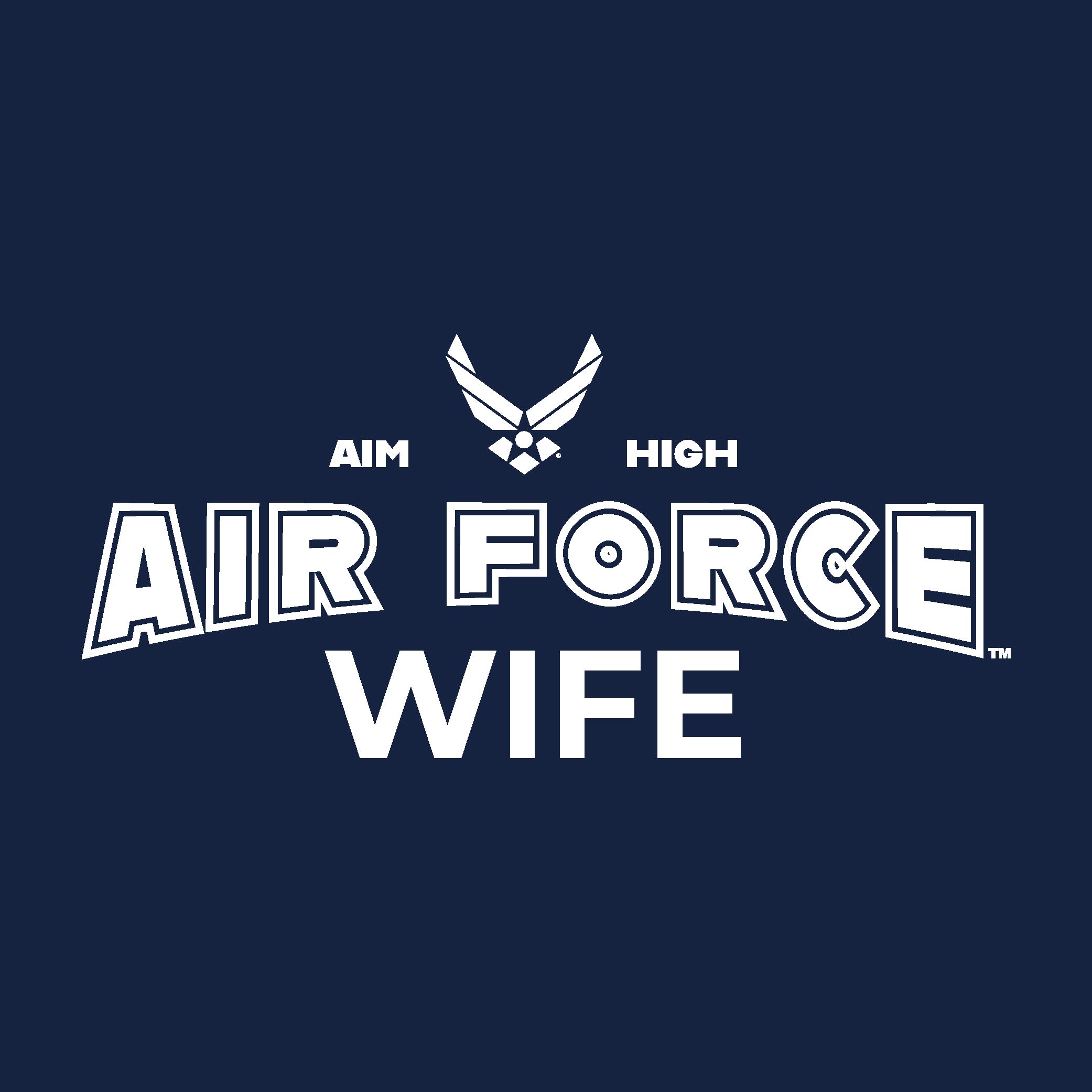 Air Force Wife Hood (Navy)