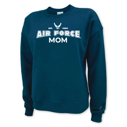 Air Force Mom Ladies Crewneck (Blue)