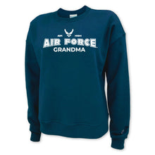 Load image into Gallery viewer, Air Force Champion Grandma Ladies Crewneck (Blue)