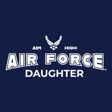 Load image into Gallery viewer, Air Force Daughter Ladies T-Shirt (Navy)