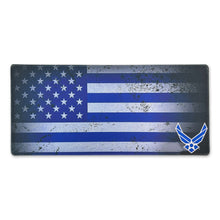 Load image into Gallery viewer, Air Force Wings 15&quot;x35&quot; Desk Pad