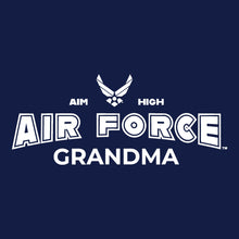 Load image into Gallery viewer, Air Force Grandma Ladies T-Shirt (Navy)