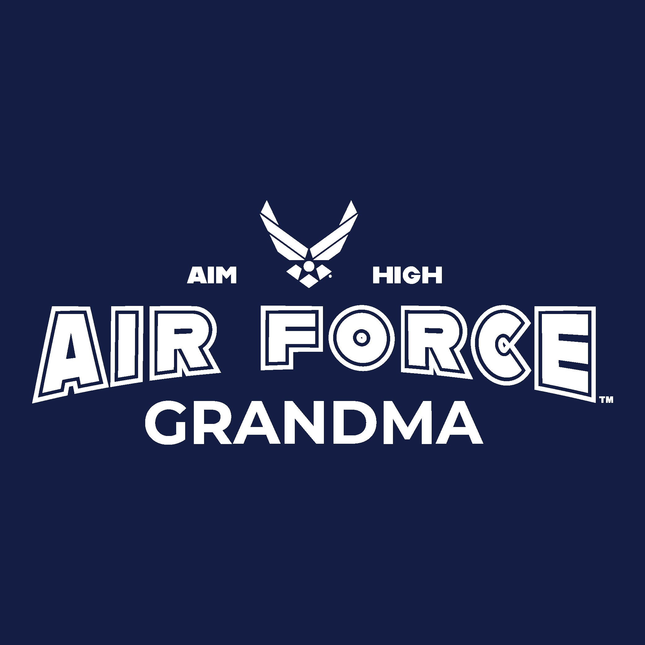 Air Force Grandma T-Shirt (Navy)