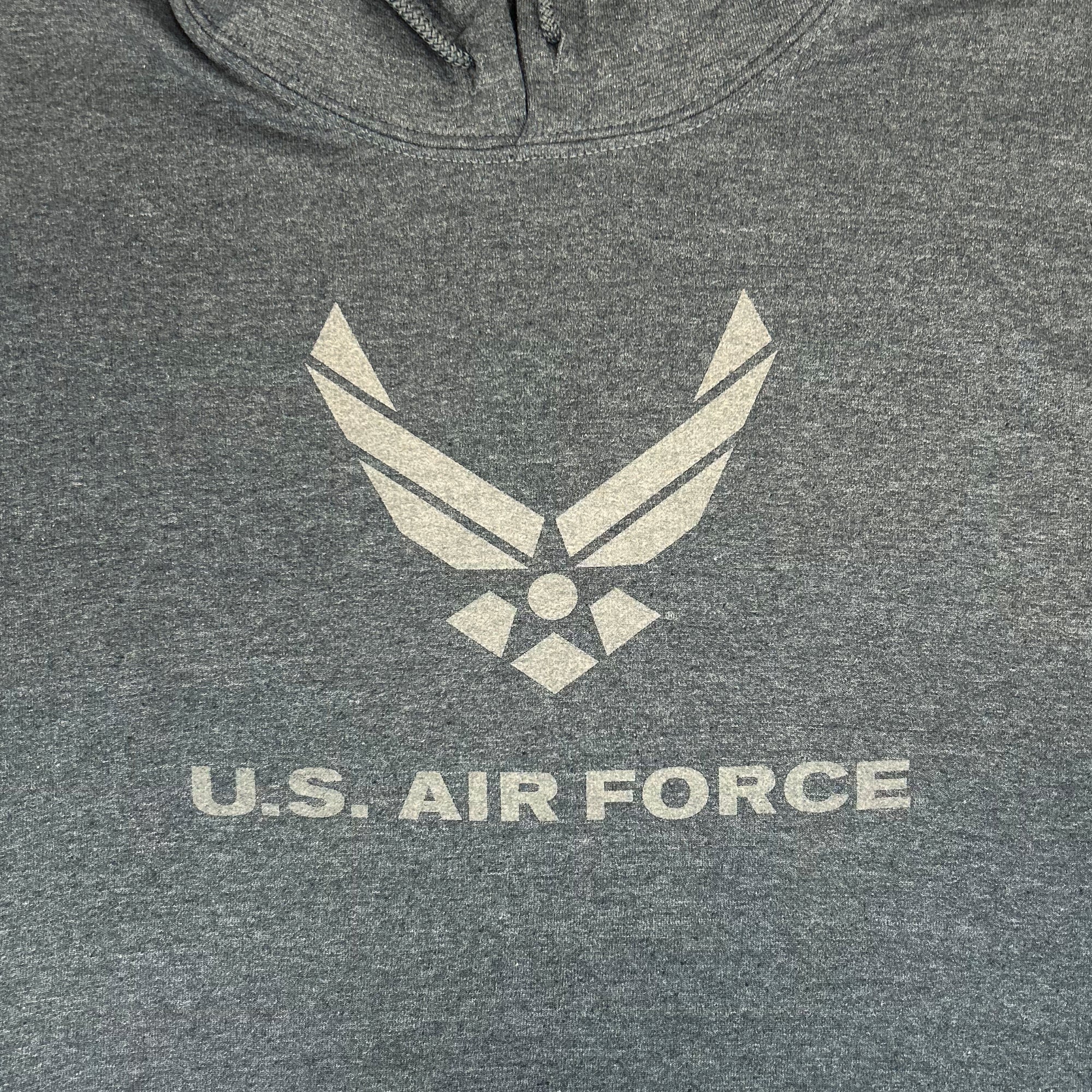 Air Force Reflective Logo Hood (Charcoal)