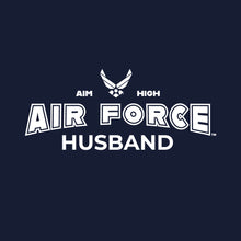 Load image into Gallery viewer, Air Force Husband T-Shirt (Navy)