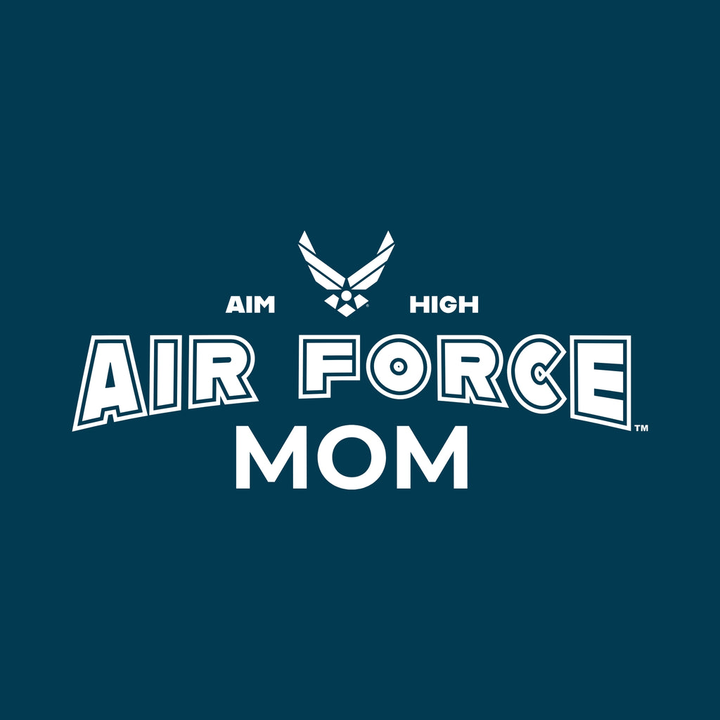 Air Force Champion Mom Ladies Crewneck (Blue)