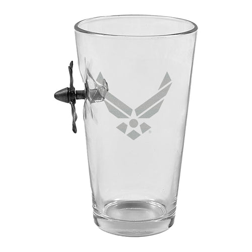 Air Force Wings Propeller 16oz Pint Glass