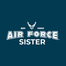 Load image into Gallery viewer, Air Force Sister Ladies Crewneck (Blue)