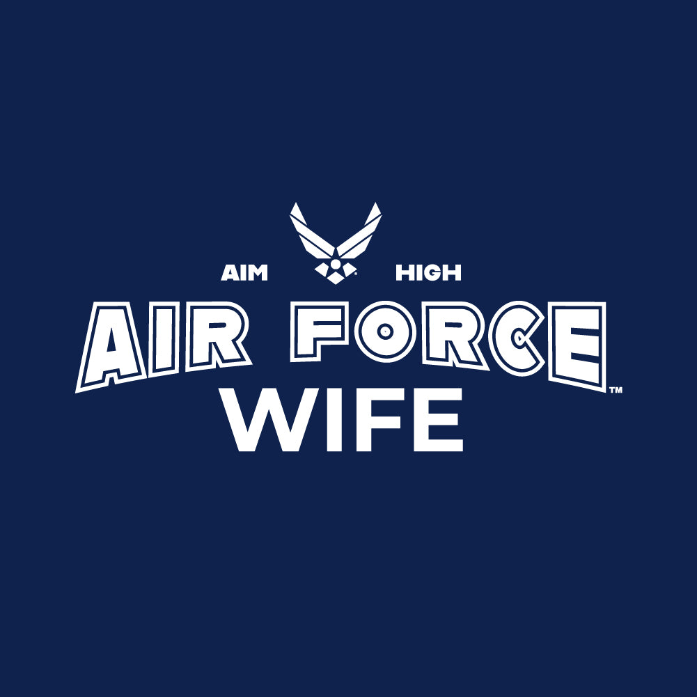 Air Force Wife T-Shirt (Navy)