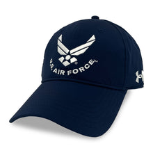 Load image into Gallery viewer, United States Air Force Under Armour Zone Adjustable Hat (Navy)