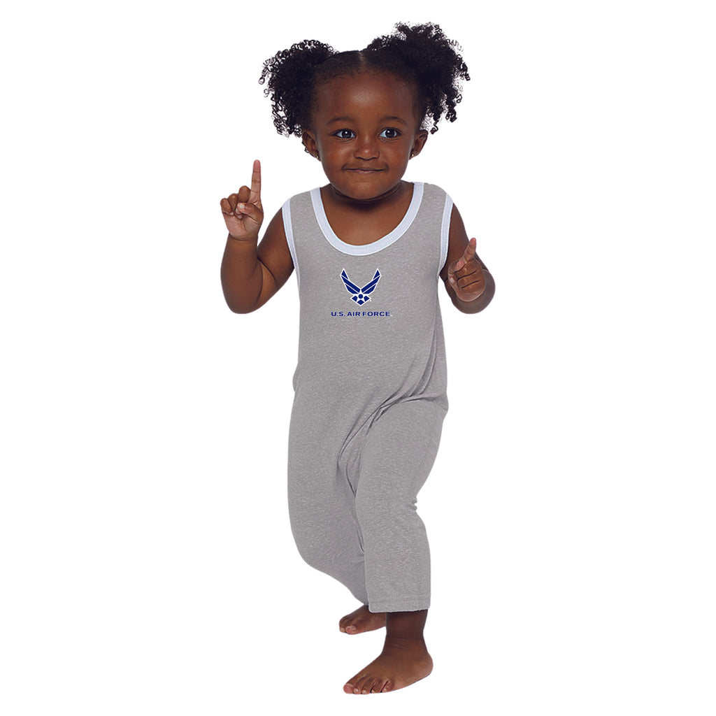 Air Force Wings Infant Tank Romper