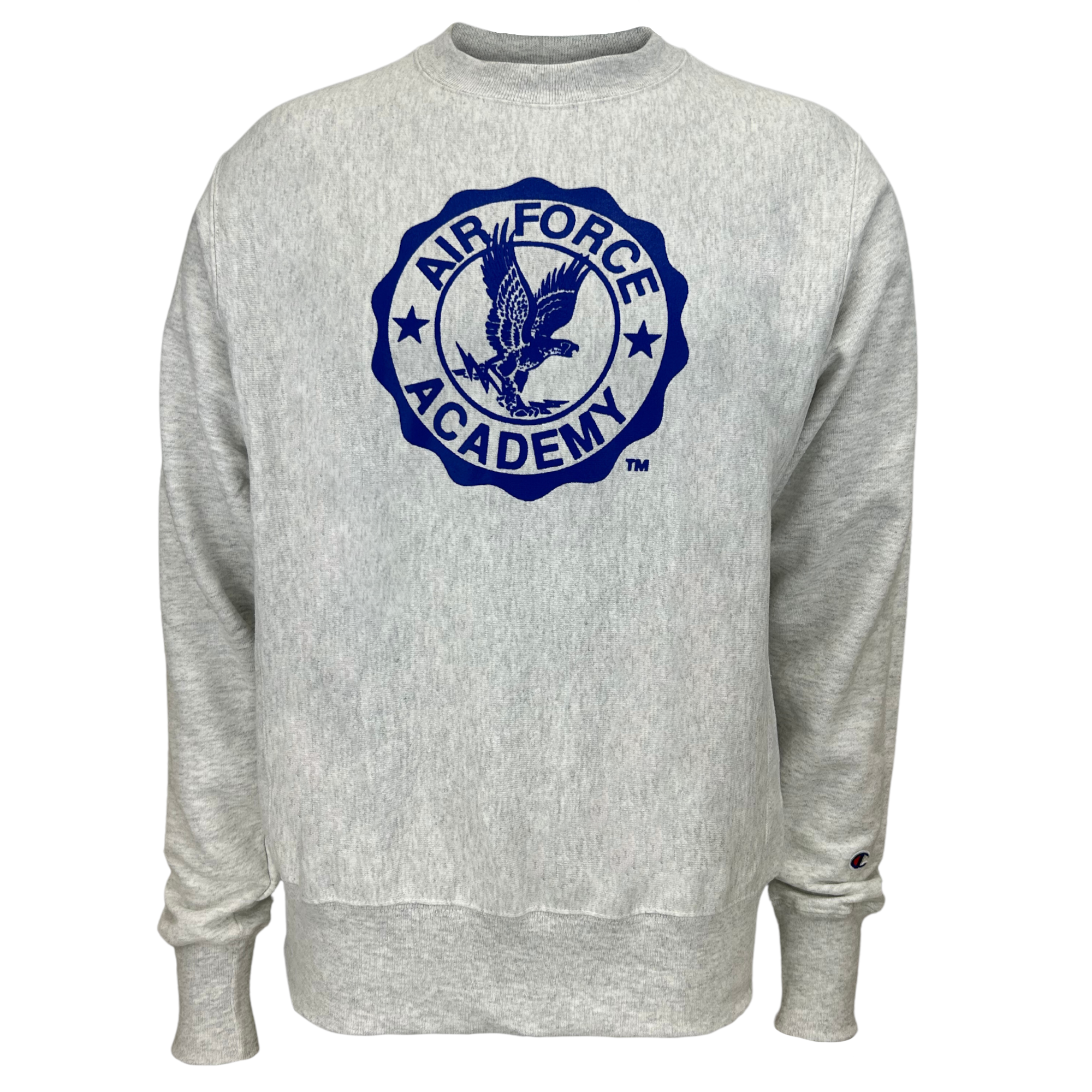 Air Force Academy Champion Reverse Weave Crewneck (Ash)