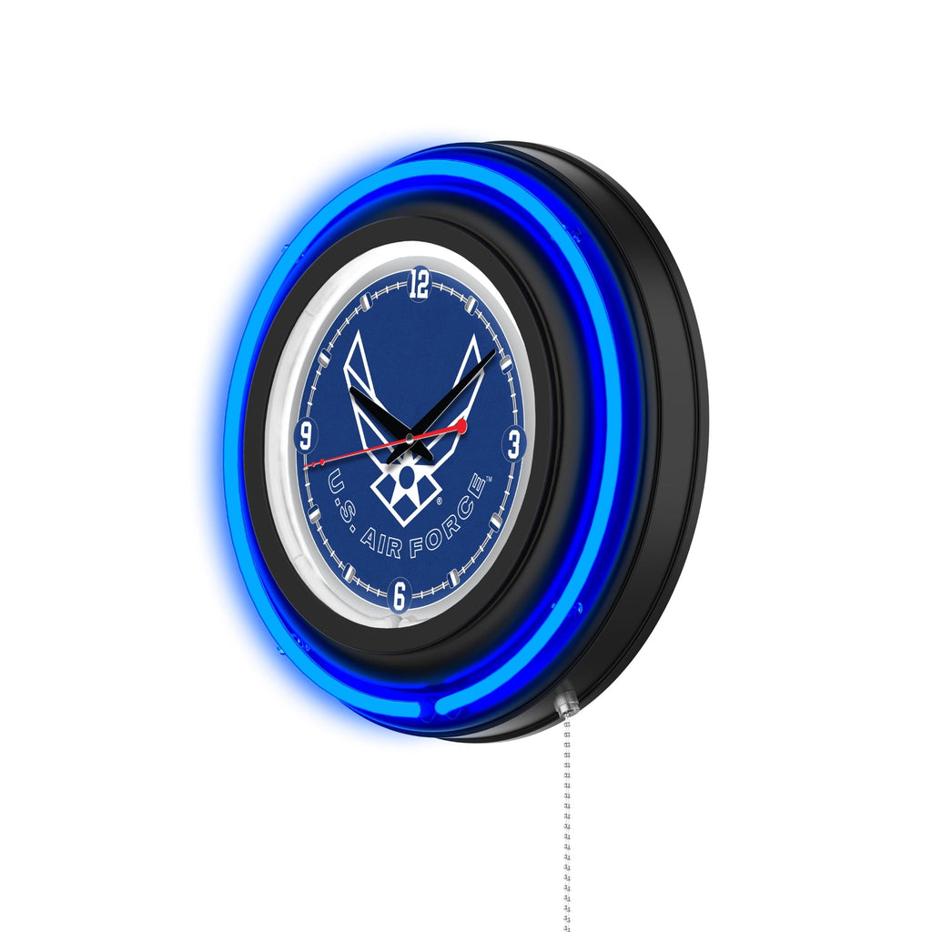 United States Air Force Double Neon Wall Clock*