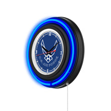 Load image into Gallery viewer, United States Air Force Double Neon Wall Clock*