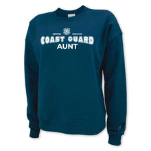 Load image into Gallery viewer, Air Force Aunt Ladies Crewneck (Blue)