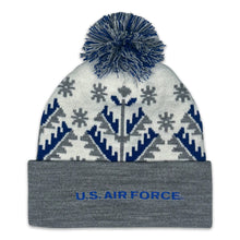 Load image into Gallery viewer, Air Force Wings Knit Pom Beanie