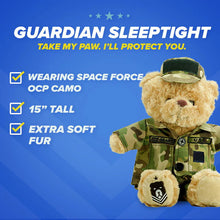 Load image into Gallery viewer, Guardian Sleeptight Space Force Bear