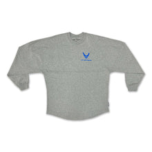 Load image into Gallery viewer, Air Force Wings Original Crew Neck Spirit Jersey (Heather Grey)