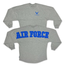 Load image into Gallery viewer, Air Force Wings Original Crew Neck Spirit Jersey (Heather Grey)