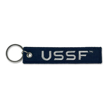 Load image into Gallery viewer, USSF Space Force Double Sided Embroidered Key Chain