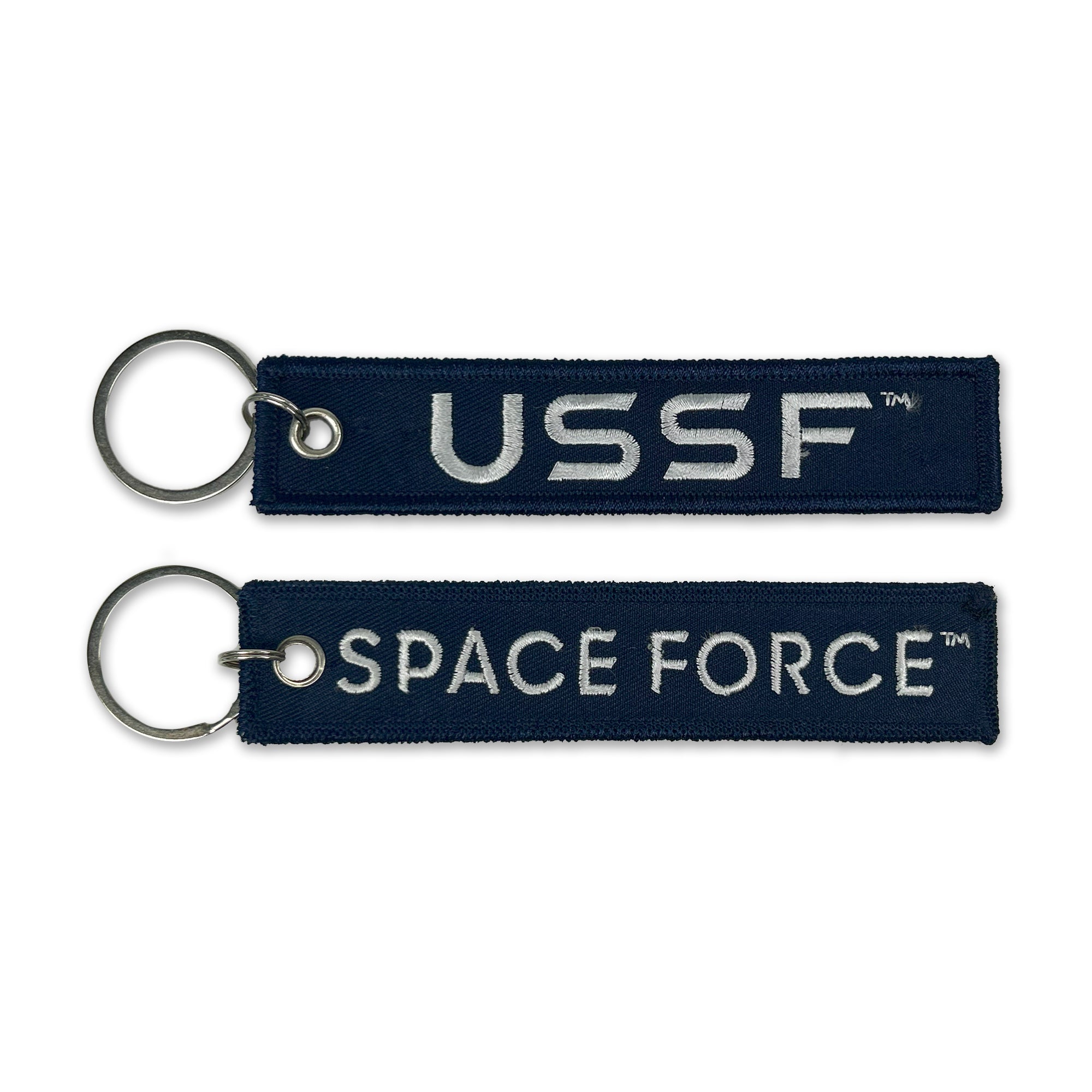 USSF Space Force Double Sided Embroidered Key Chain