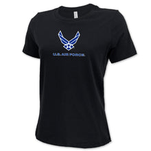 Load image into Gallery viewer, Air Force Ladies Wings Logo T-Shirt