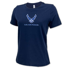 Load image into Gallery viewer, Air Force Ladies Wings Logo T-Shirt