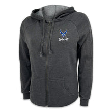 Load image into Gallery viewer, Air Force Lady Vet Ladies Full Zip Hood (4 colors available)