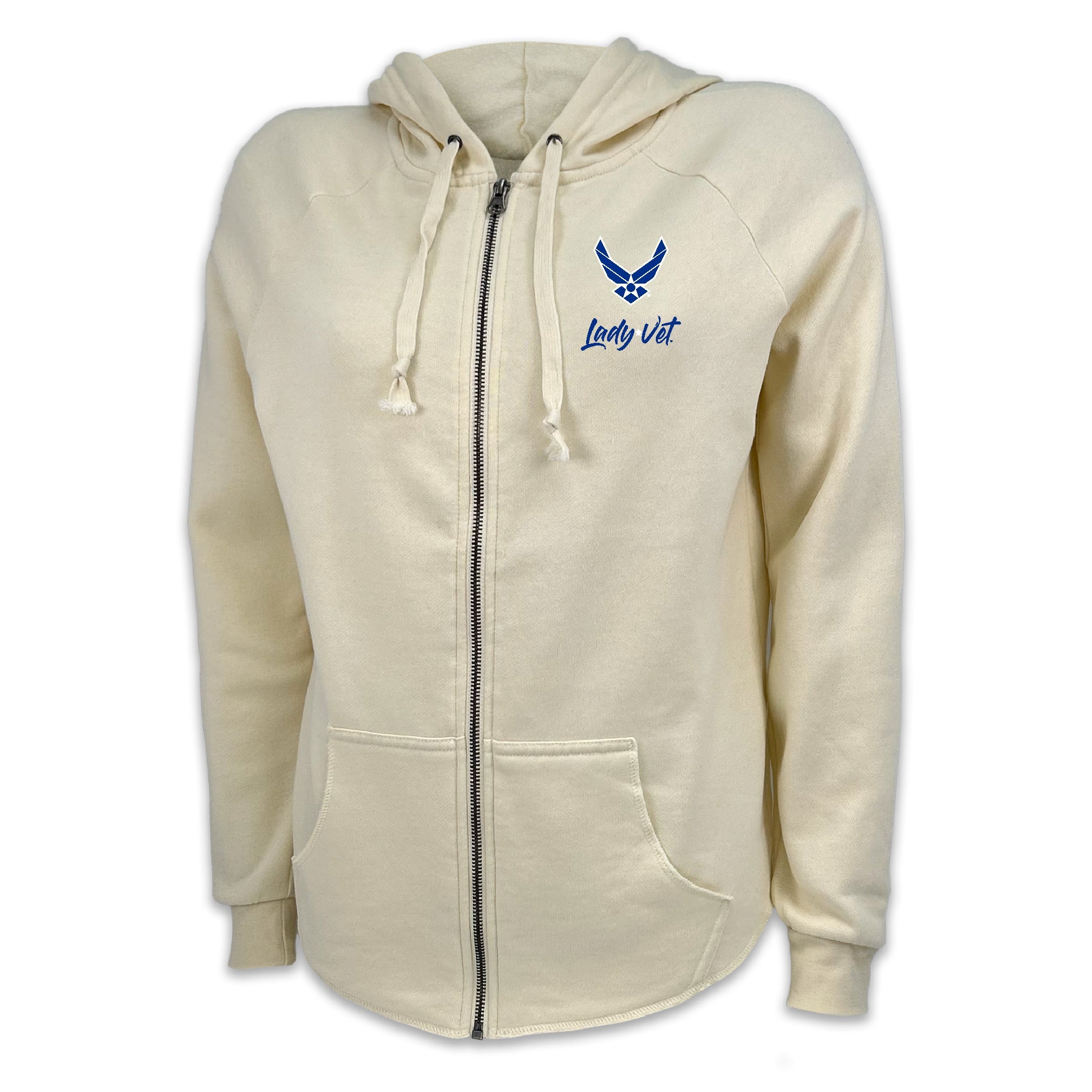 Air Force Lady Vet Ladies Full Zip Hood (4 colors available)