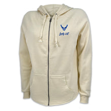 Load image into Gallery viewer, Air Force Lady Vet Ladies Full Zip Hood (4 colors available)