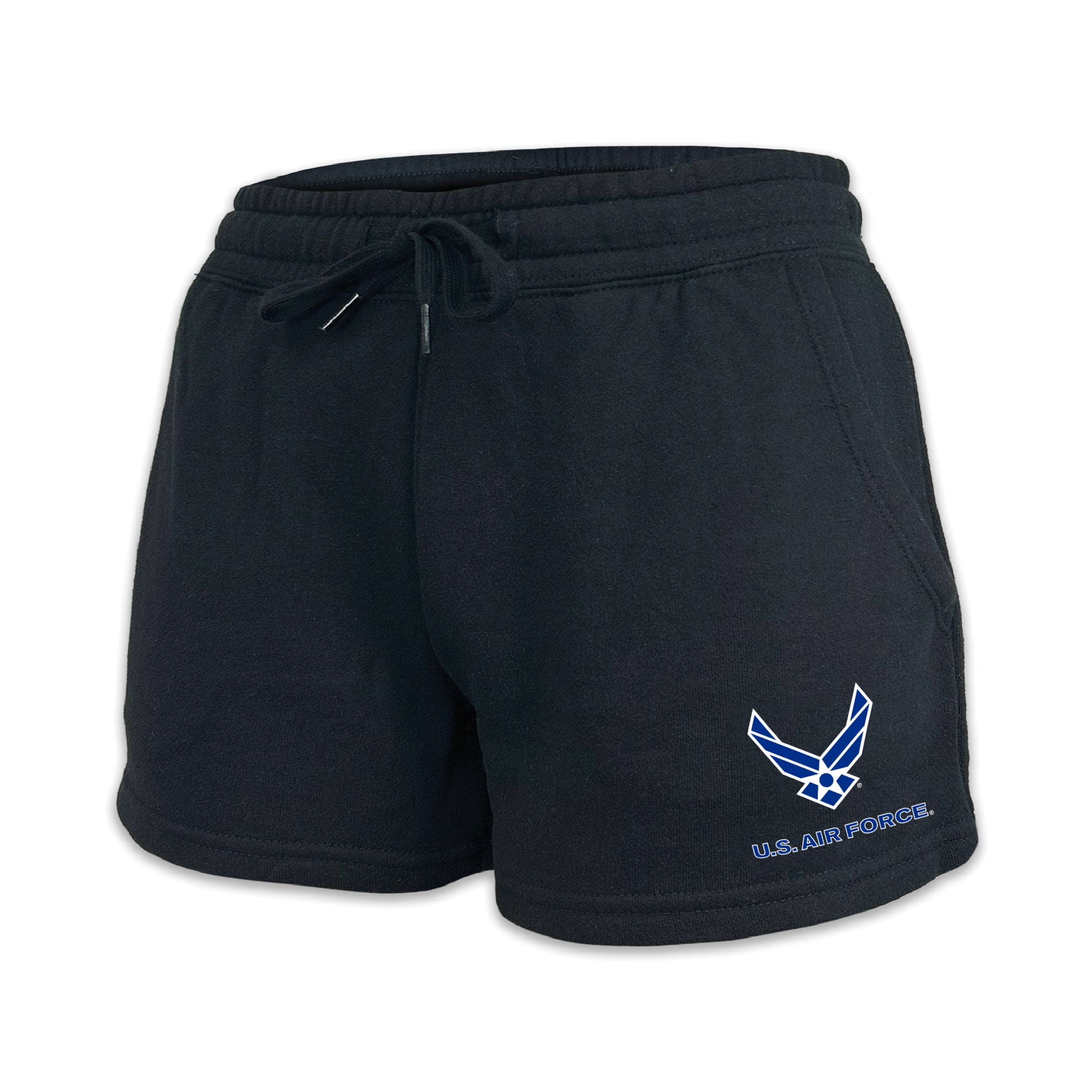 Air Force Wings Ladies Fleece Shorts (4 colors available)