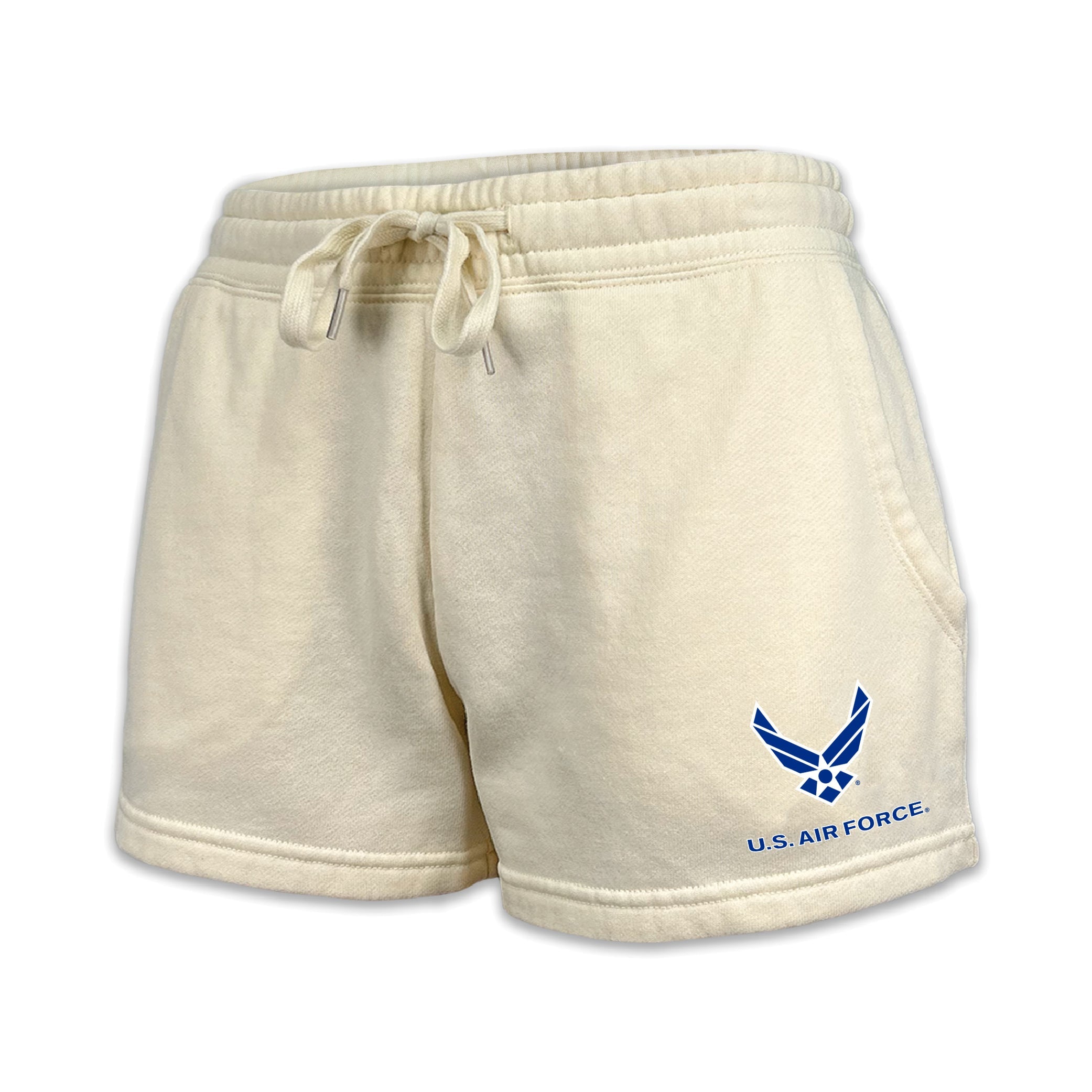 Air Force Wings Ladies Fleece Shorts (4 colors available)