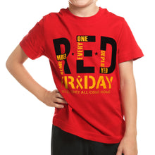 Load image into Gallery viewer, R.E.D. Friday Youth T-Shirt (Red)