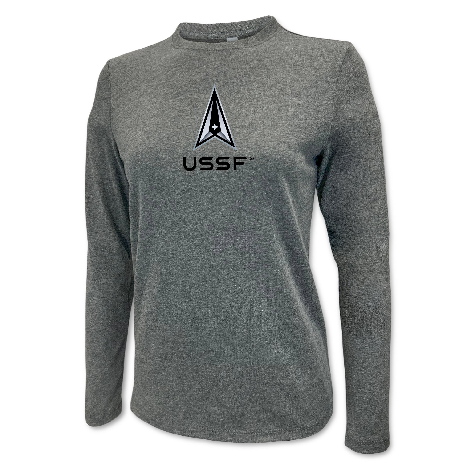 Space Force Delta Ladies Center Chest Long Sleeve