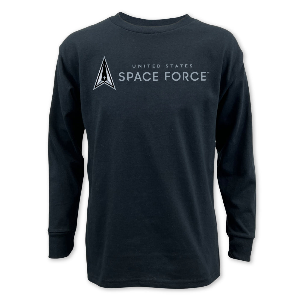 Space Force Youth Full Chest Long Sleeve T-Shirt