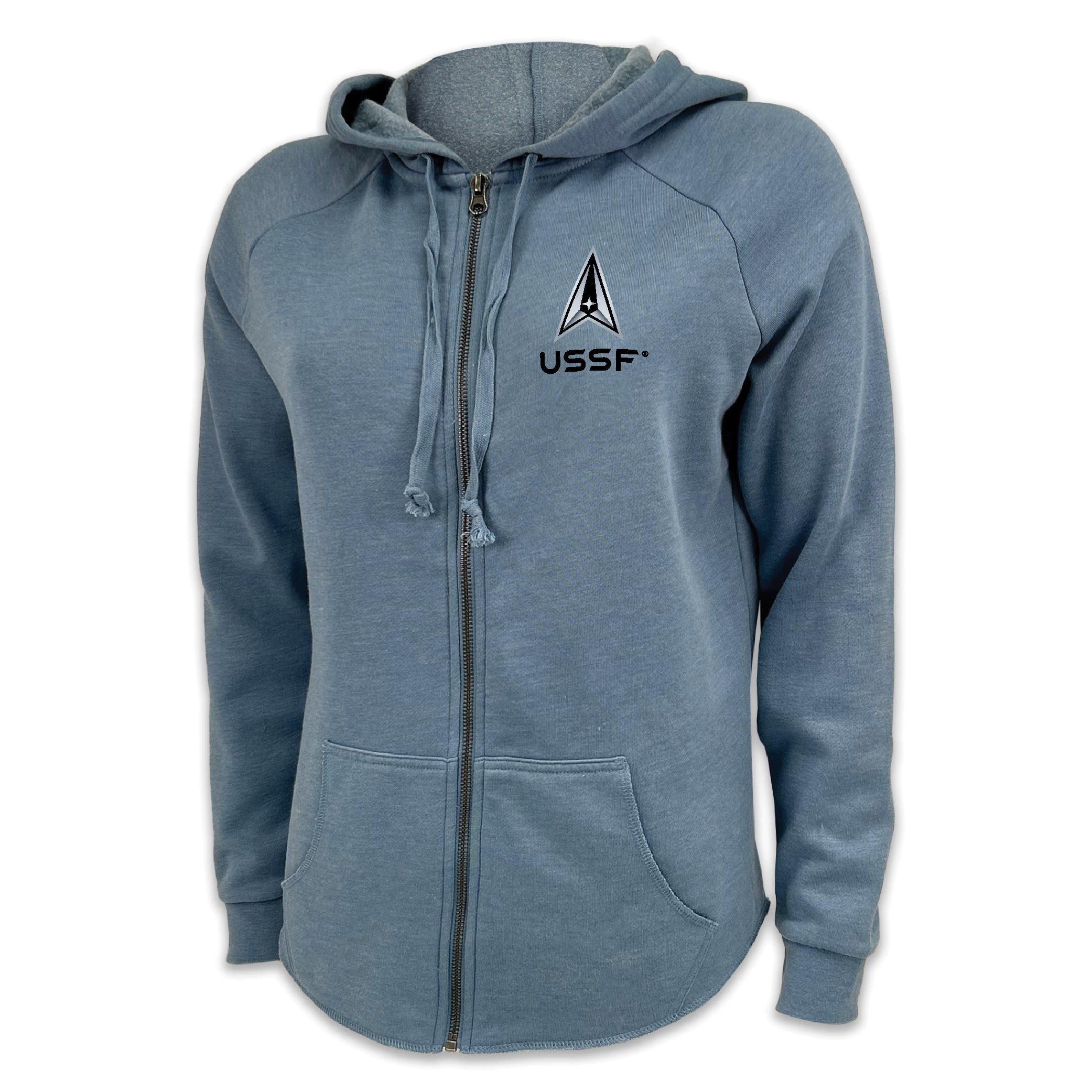 Space Force Delta Ladies Full Zip Hood (4 colors available)