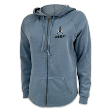 Load image into Gallery viewer, Space Force Delta Ladies Full Zip Hood (4 colors available)