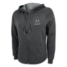 Load image into Gallery viewer, Space Force Delta Ladies Full Zip Hood (4 colors available)