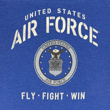 Load image into Gallery viewer, United States Air Force Ladies Stencil T-Shirt (Royal)