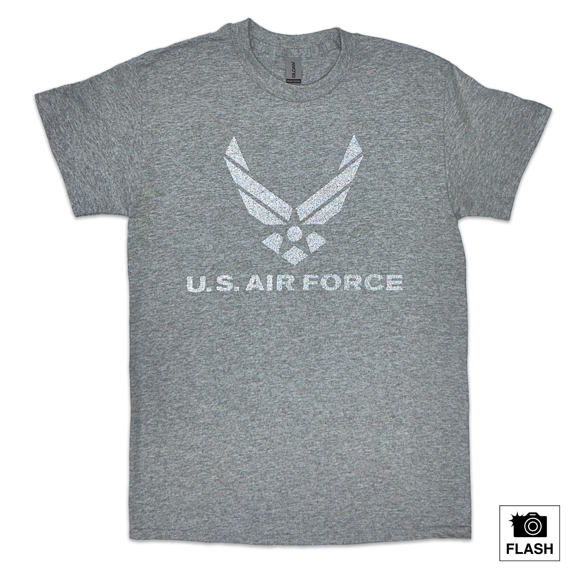 Air Force Reflective T-Shirt (Grey)