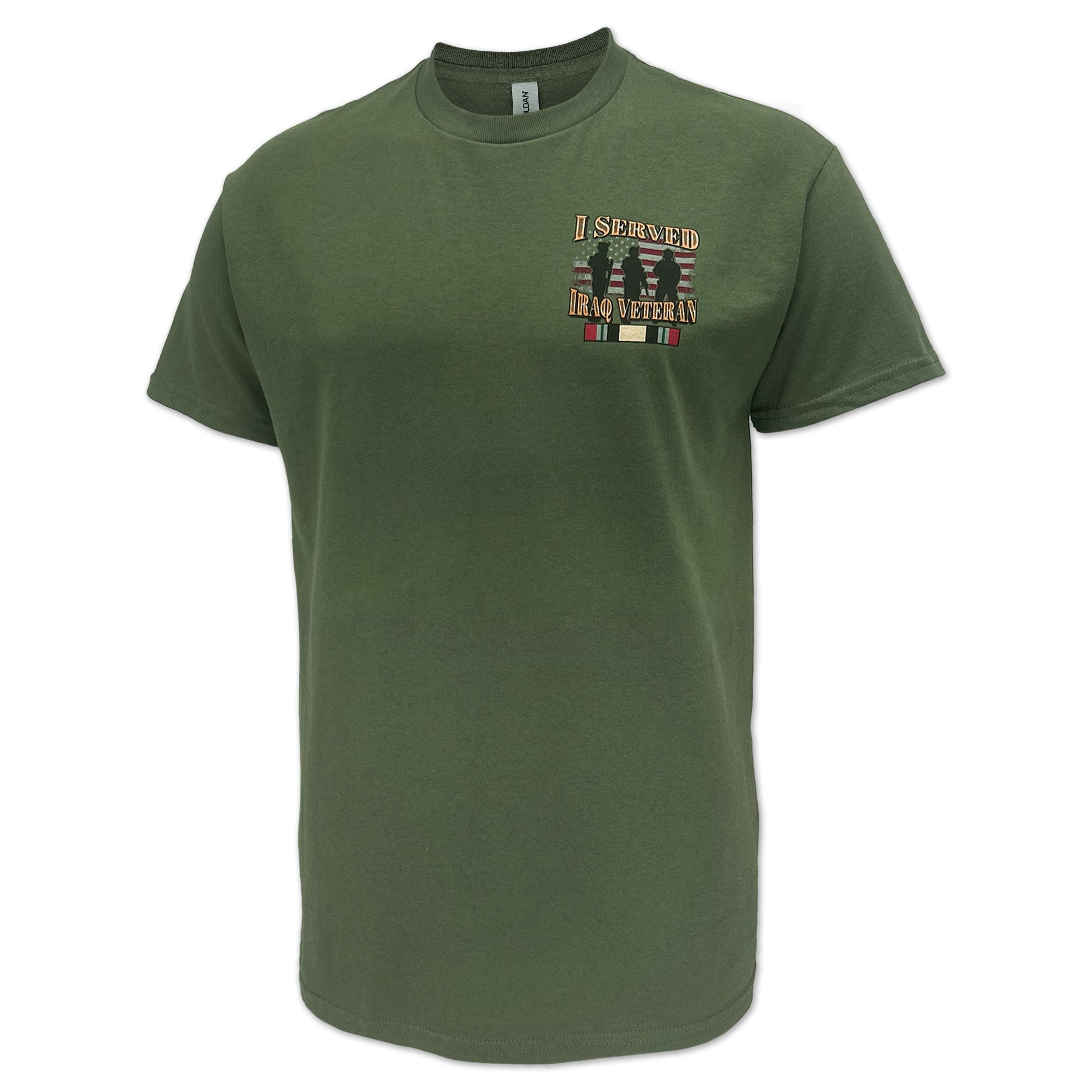 I Served Iraq Veteran T-Shirt (OD Green)