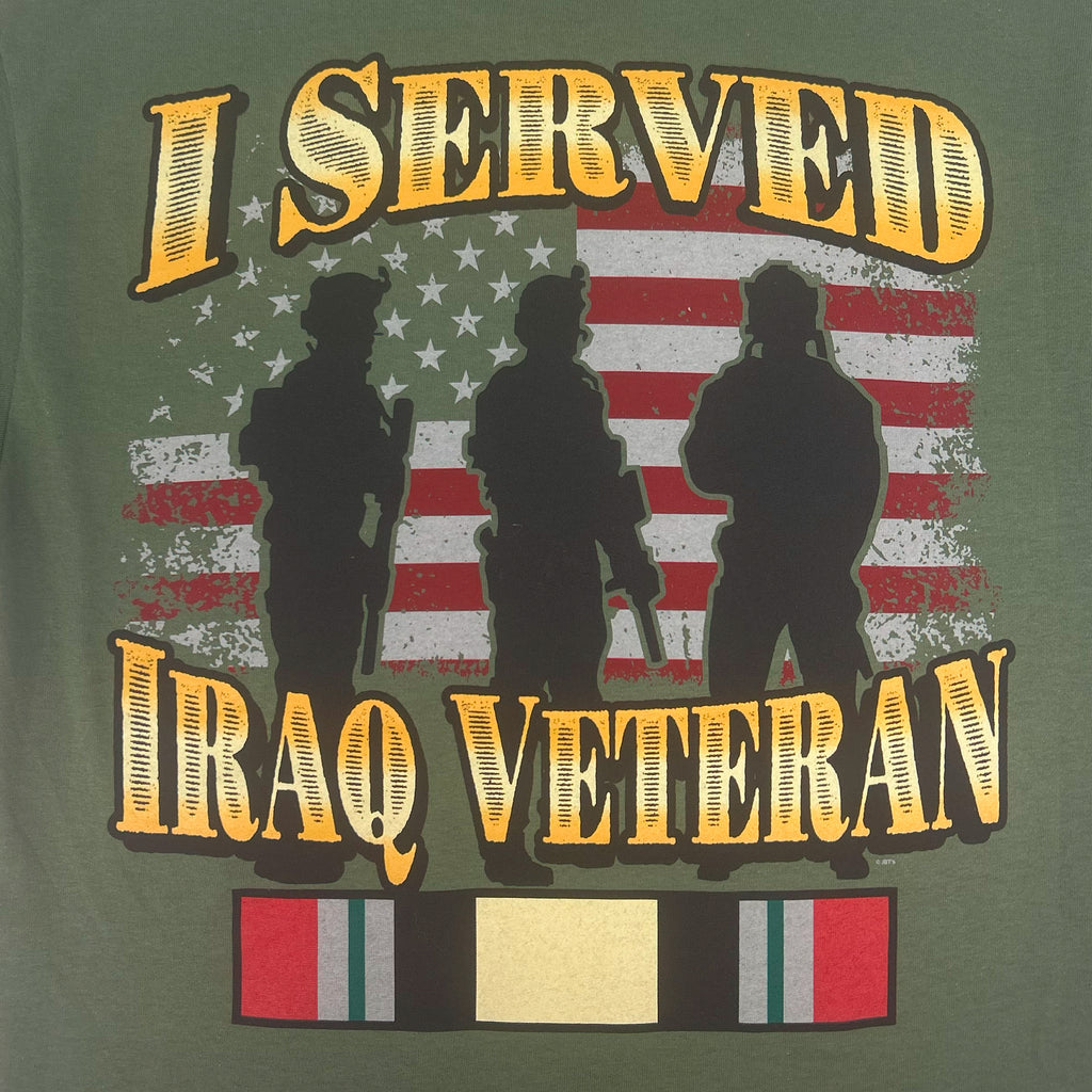 I Served Iraq Veteran T-Shirt (OD Green)