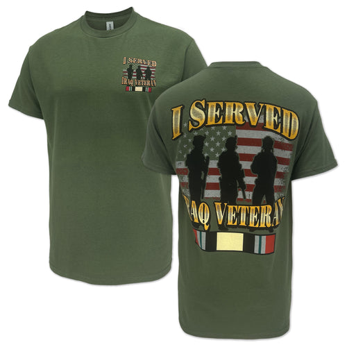 I Served Iraq Veteran T-Shirt (OD Green)