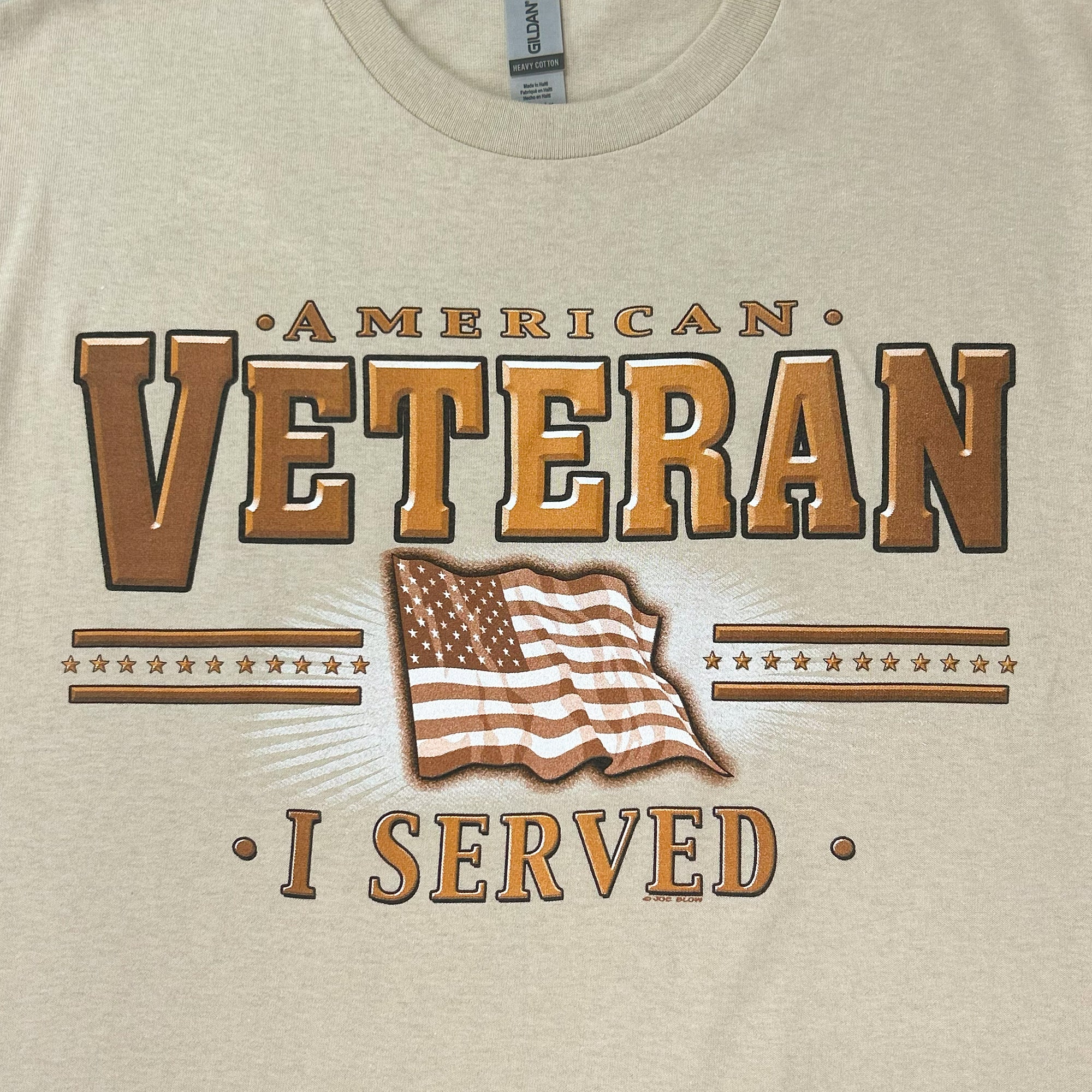 American Veteran I Served T-Shirt (Tan)