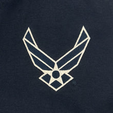 Load image into Gallery viewer, Air Force Wings Tackle Twill Embroidered Fleece Hood (Navy)