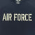 Air Force Wings Tackle Twill Embroidered Raglan Fleece Crewneck (Navy)