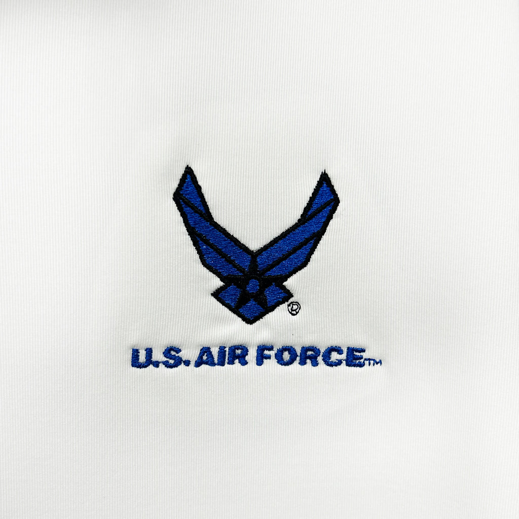 Air Force Wings Under Armour Performance Polo (White)