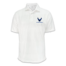 Load image into Gallery viewer, Air Force Wings Under Armour Performance Polo (White)