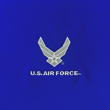 Load image into Gallery viewer, Air Force Wings Under Armour Performance Polo (Royal)