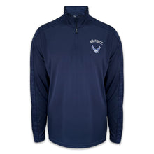 Load image into Gallery viewer, Air Force Under Armour Gameday Tech Wave 1/4 Zip (Navy)